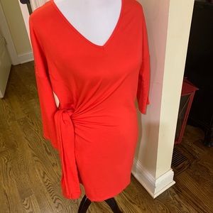 Tommy Bahama Silky French Terry Dress Poppy Red S